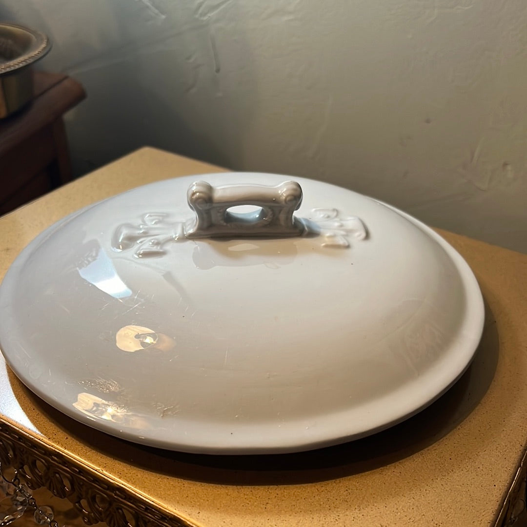 Ironstone Lid Plain