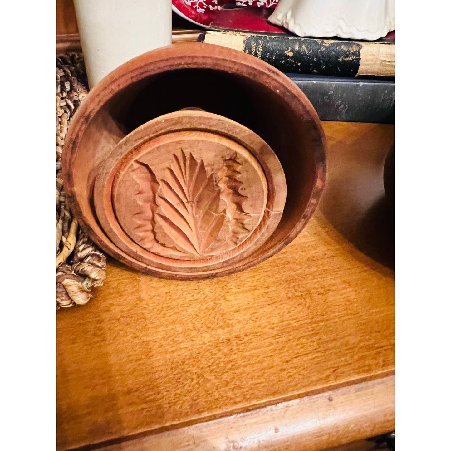 Small antique butter mold