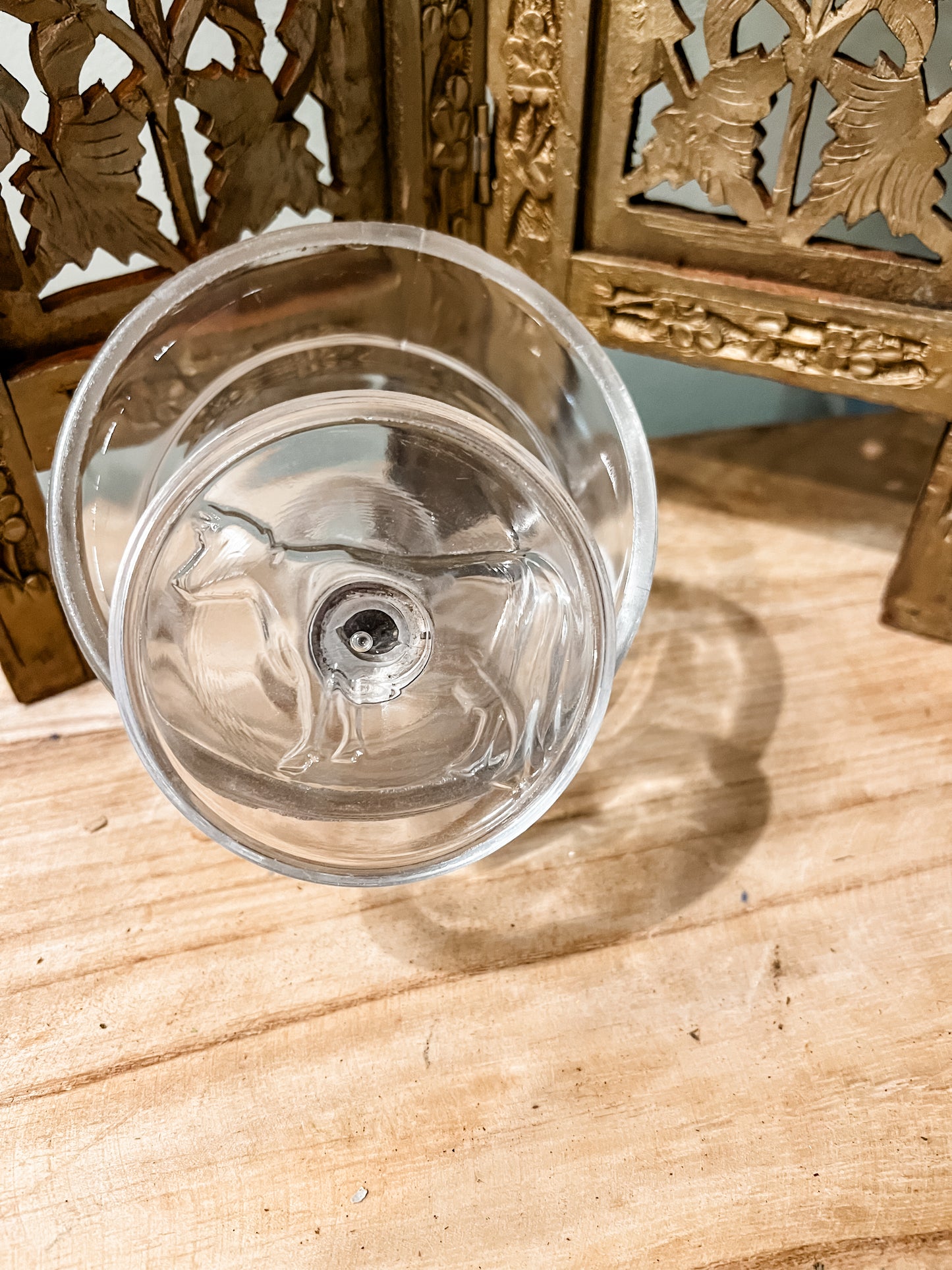 Primitive Glass Butter Mold