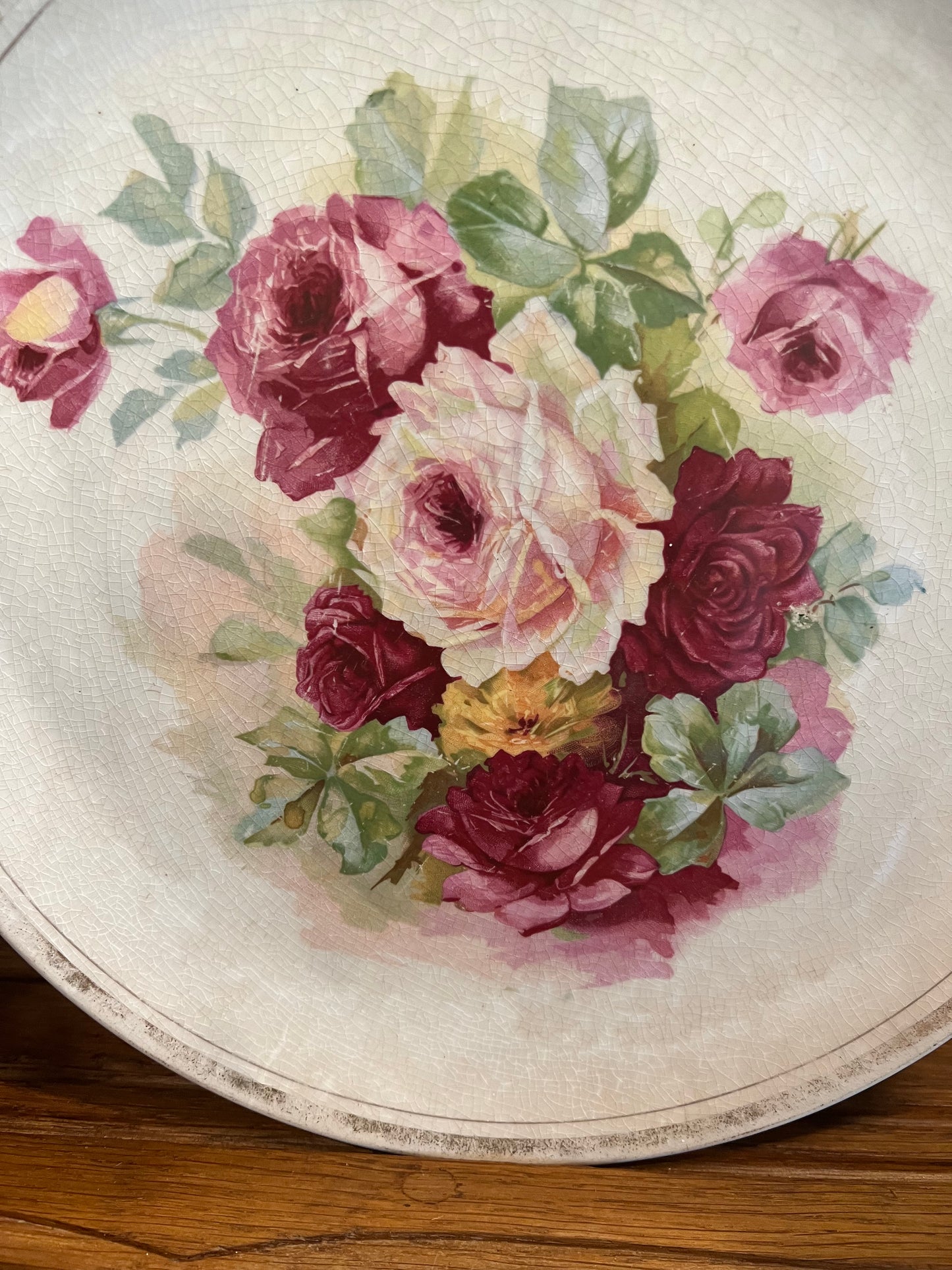 Dresden Rose Plate