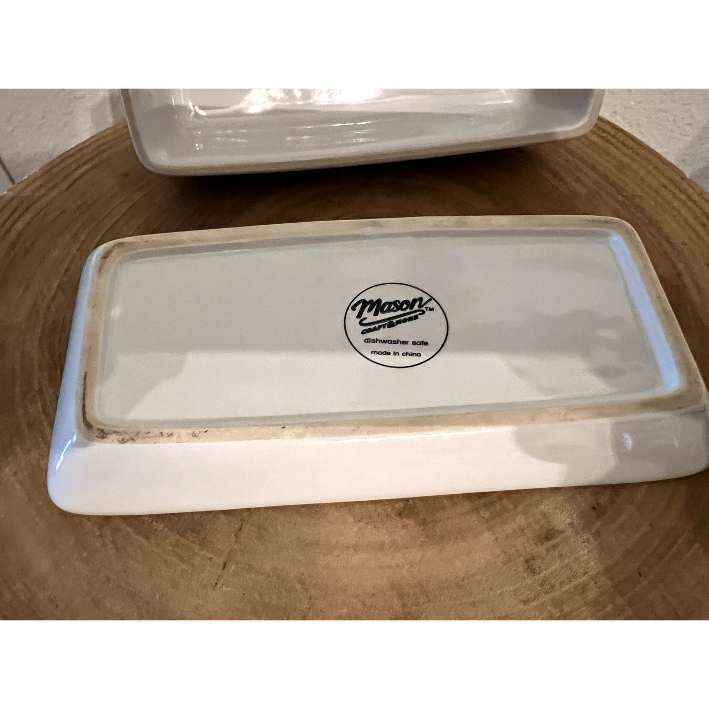 Mason Covered Butter Dish