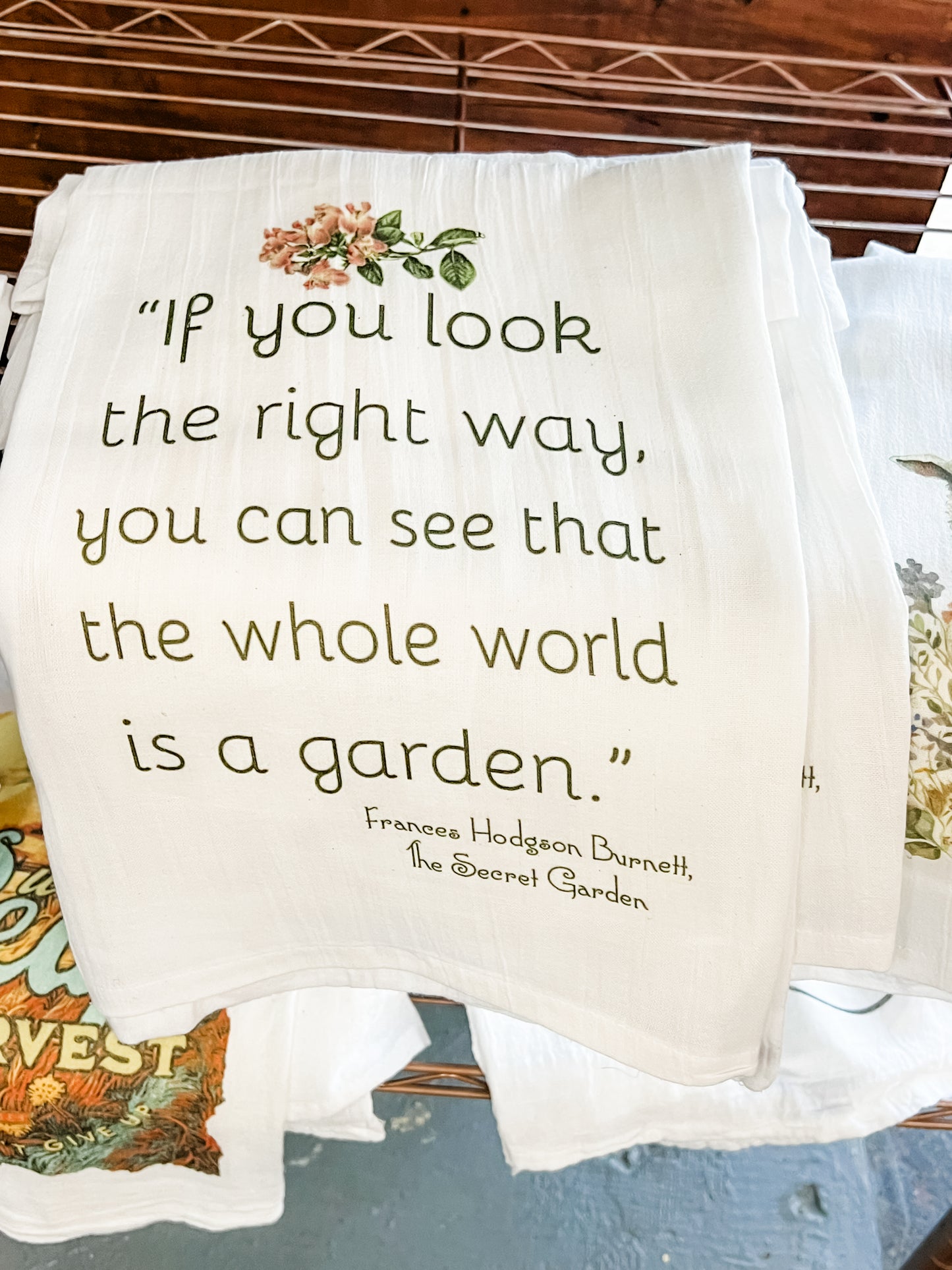 The Secret Garden Kitchen Towel