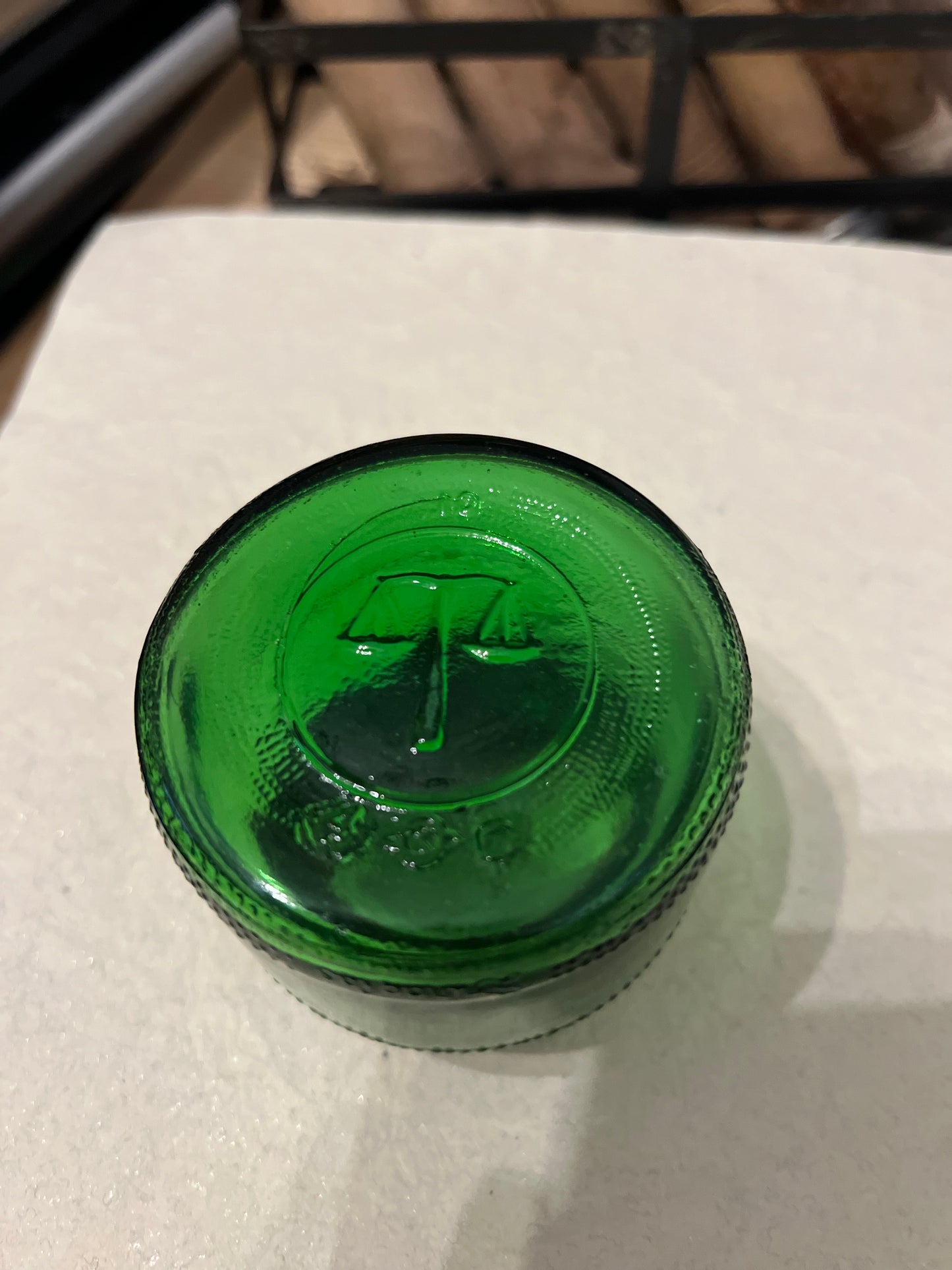 Antique Green Jar
