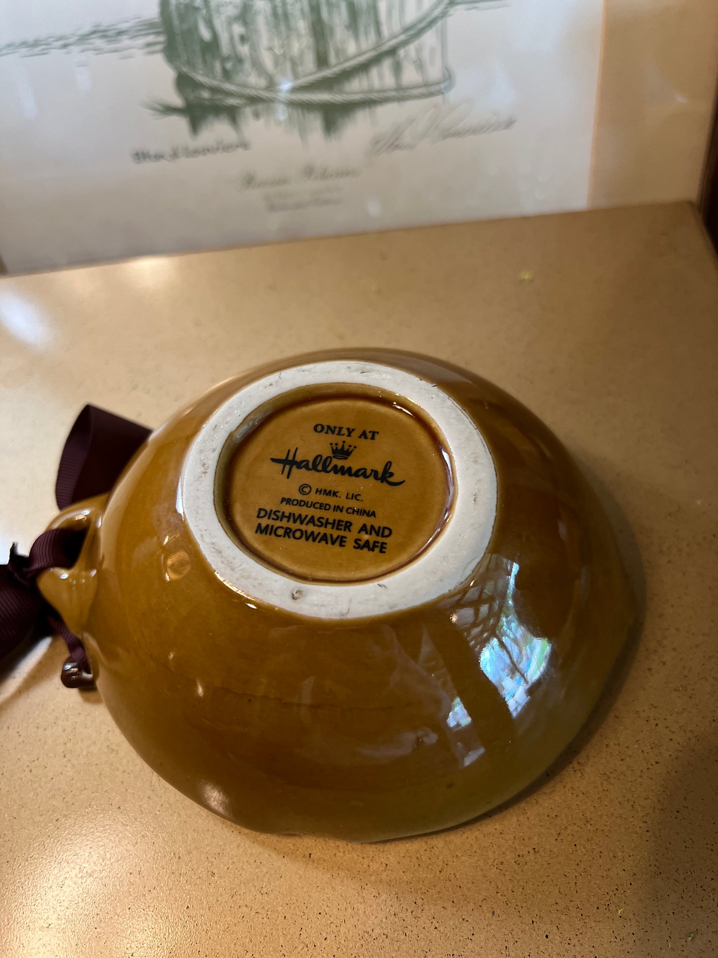 Hallmark Acorn Bowl with spoon