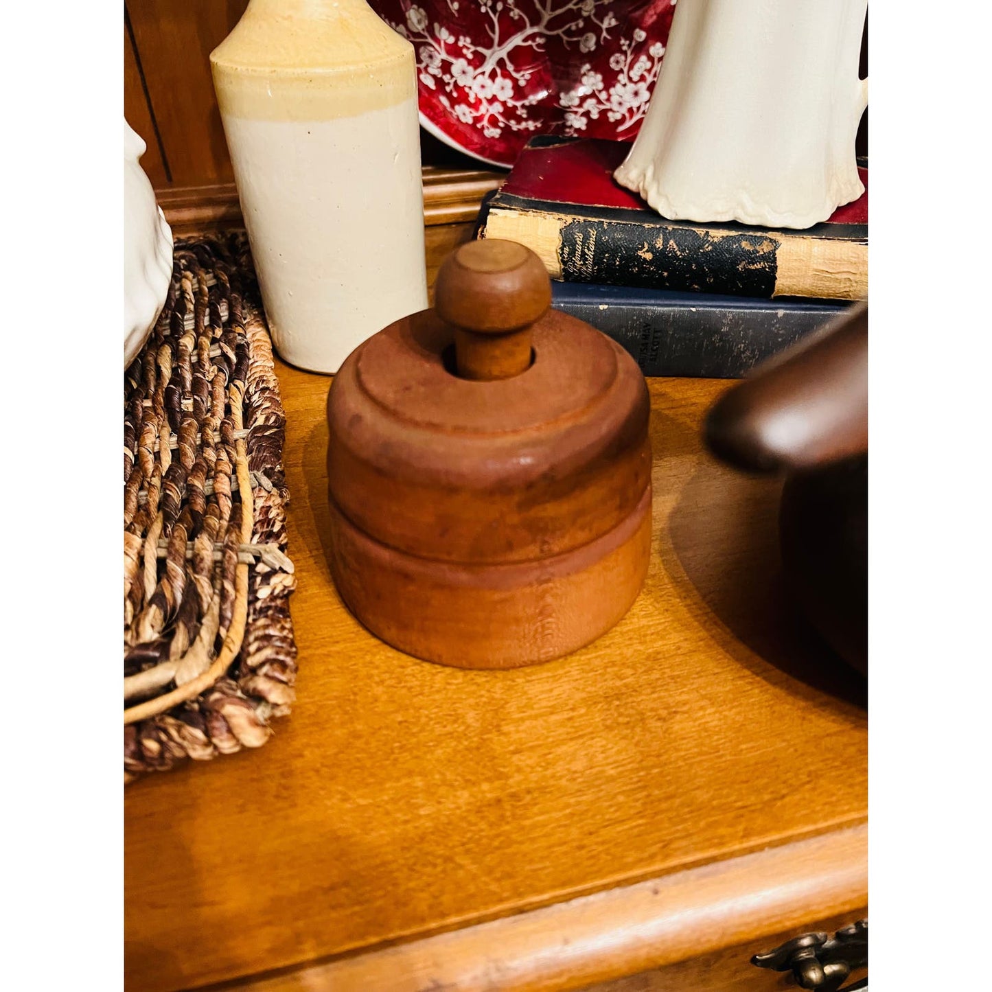 Small antique butter mold