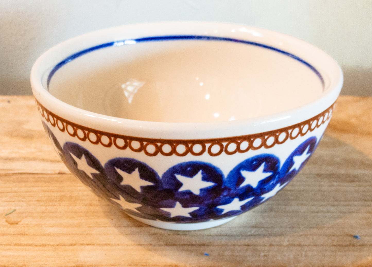 Patriotic Pottery Bowl