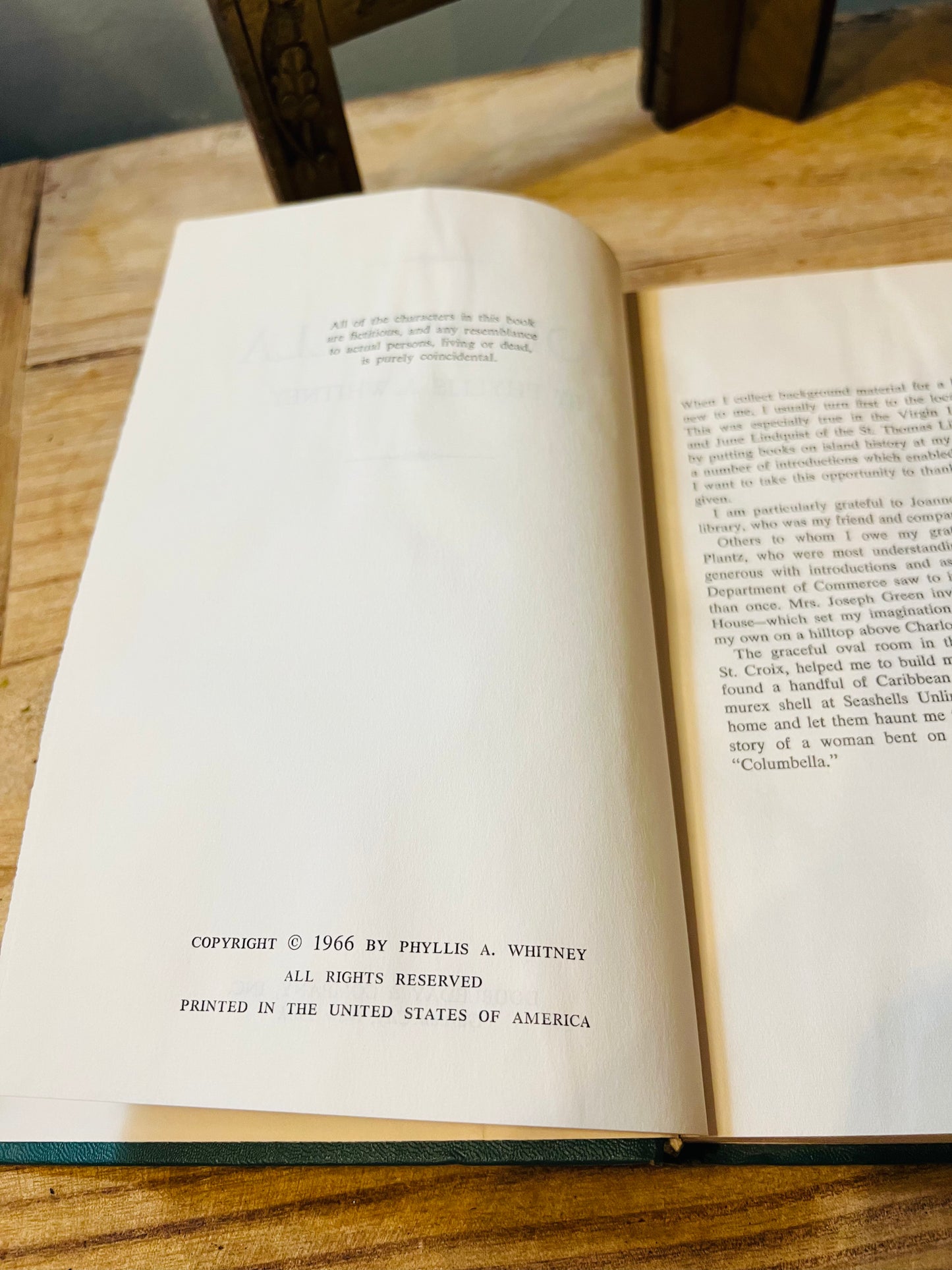 Columbella Green Book