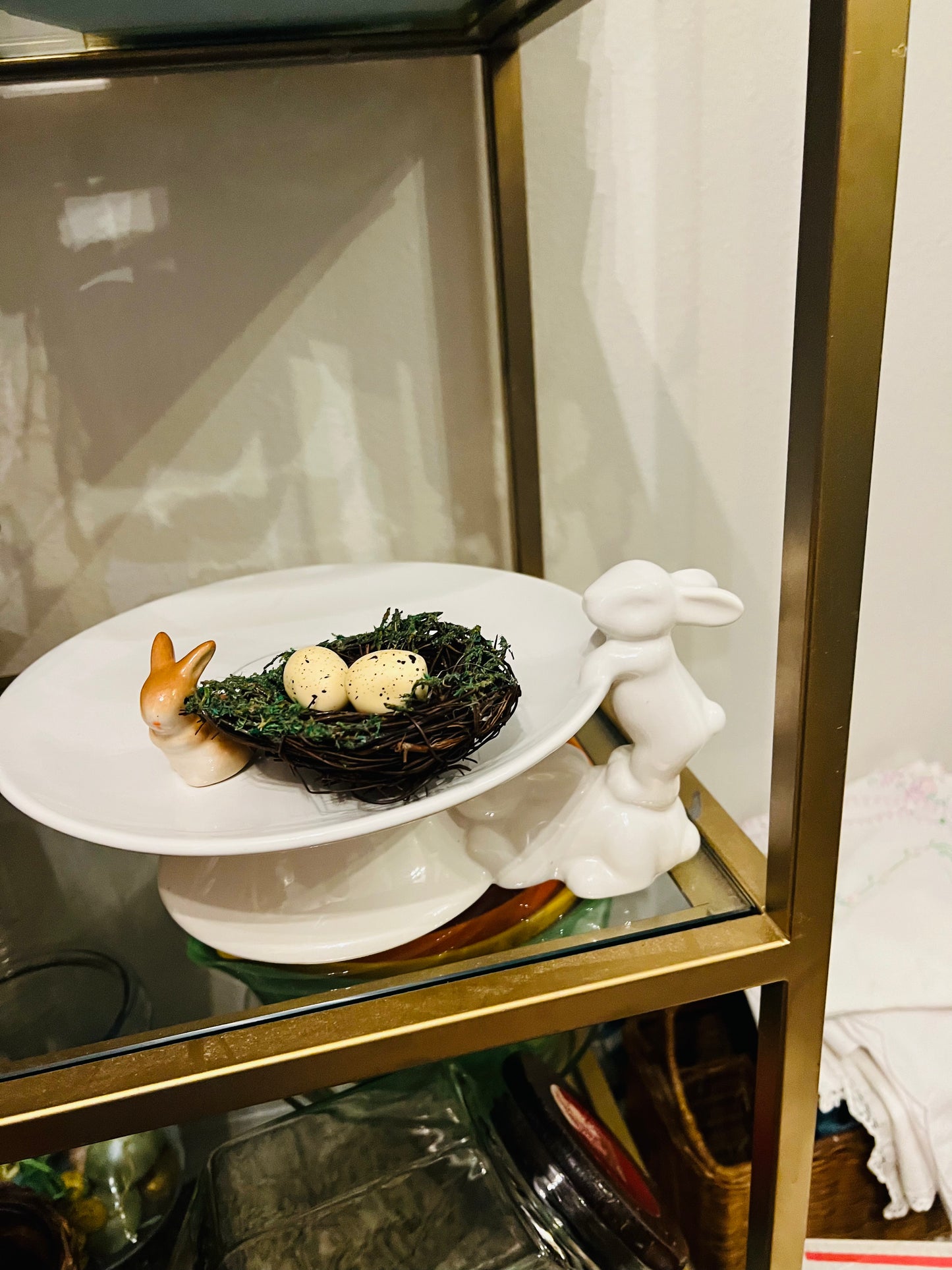 Arlington Bunny Cake Plate
