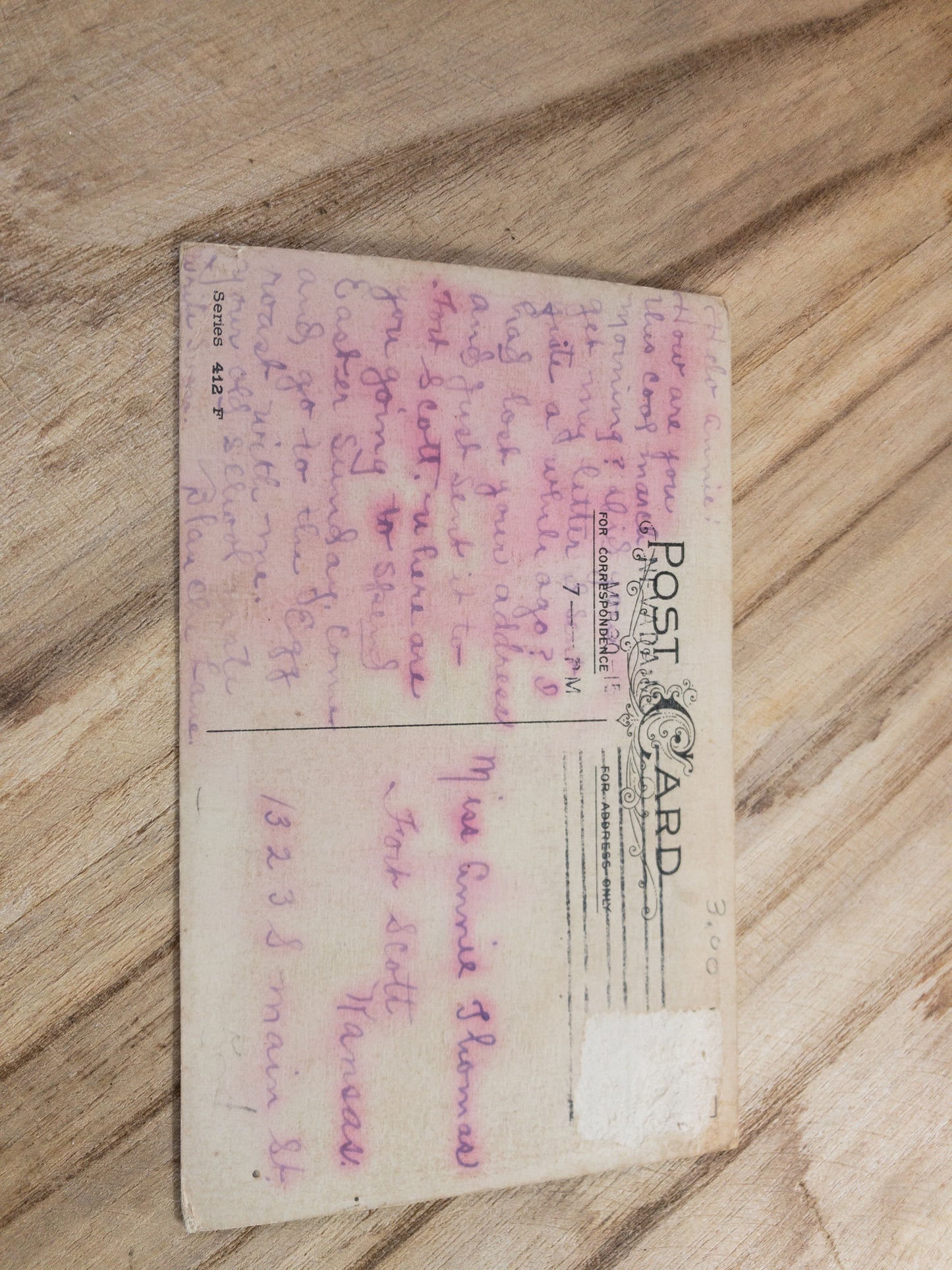 Best Wishes Vintage Post Card