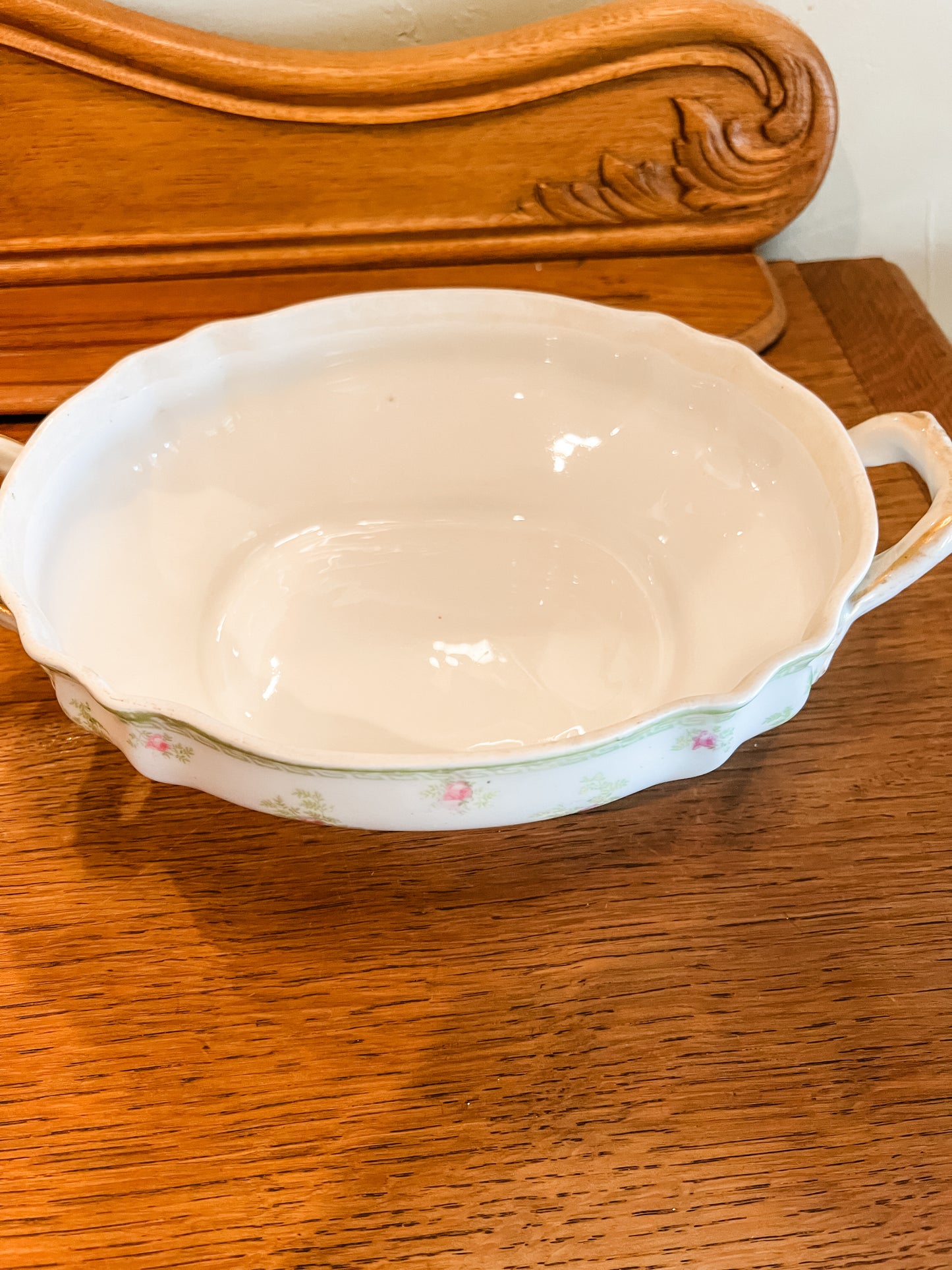 Wm Guerin Limoges Floral Serving Dish