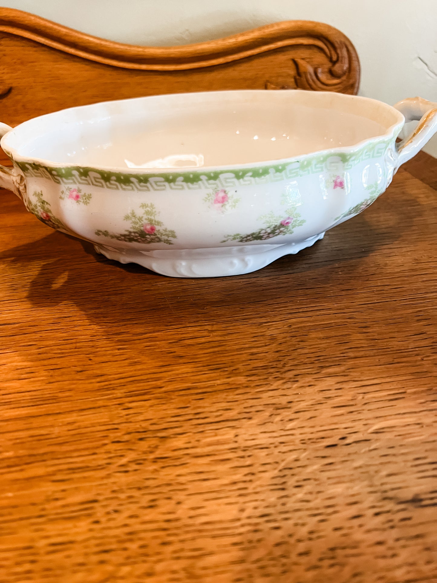 Wm Guerin Limoges Floral Serving Dish