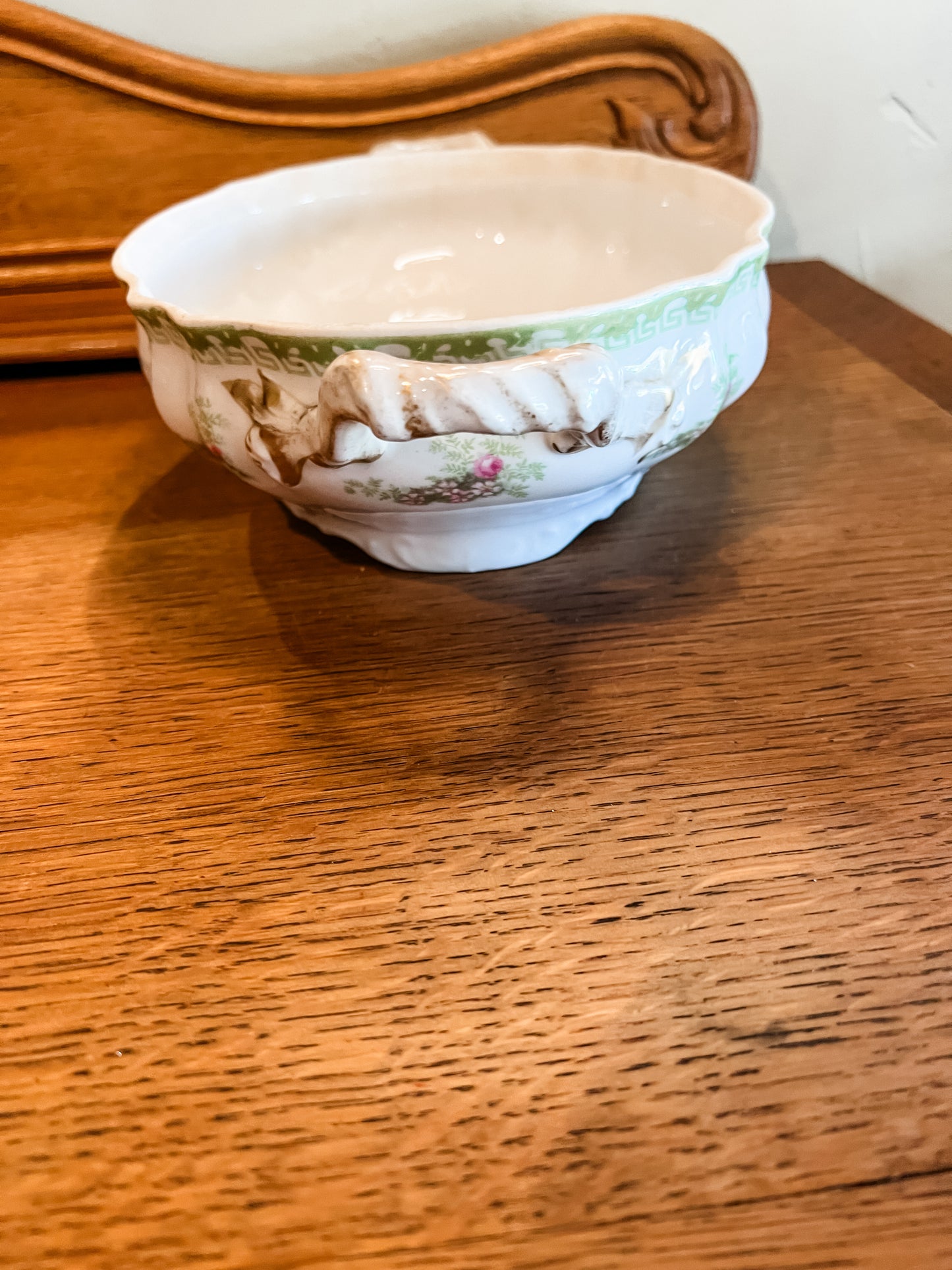 Wm Guerin Limoges Floral Serving Dish