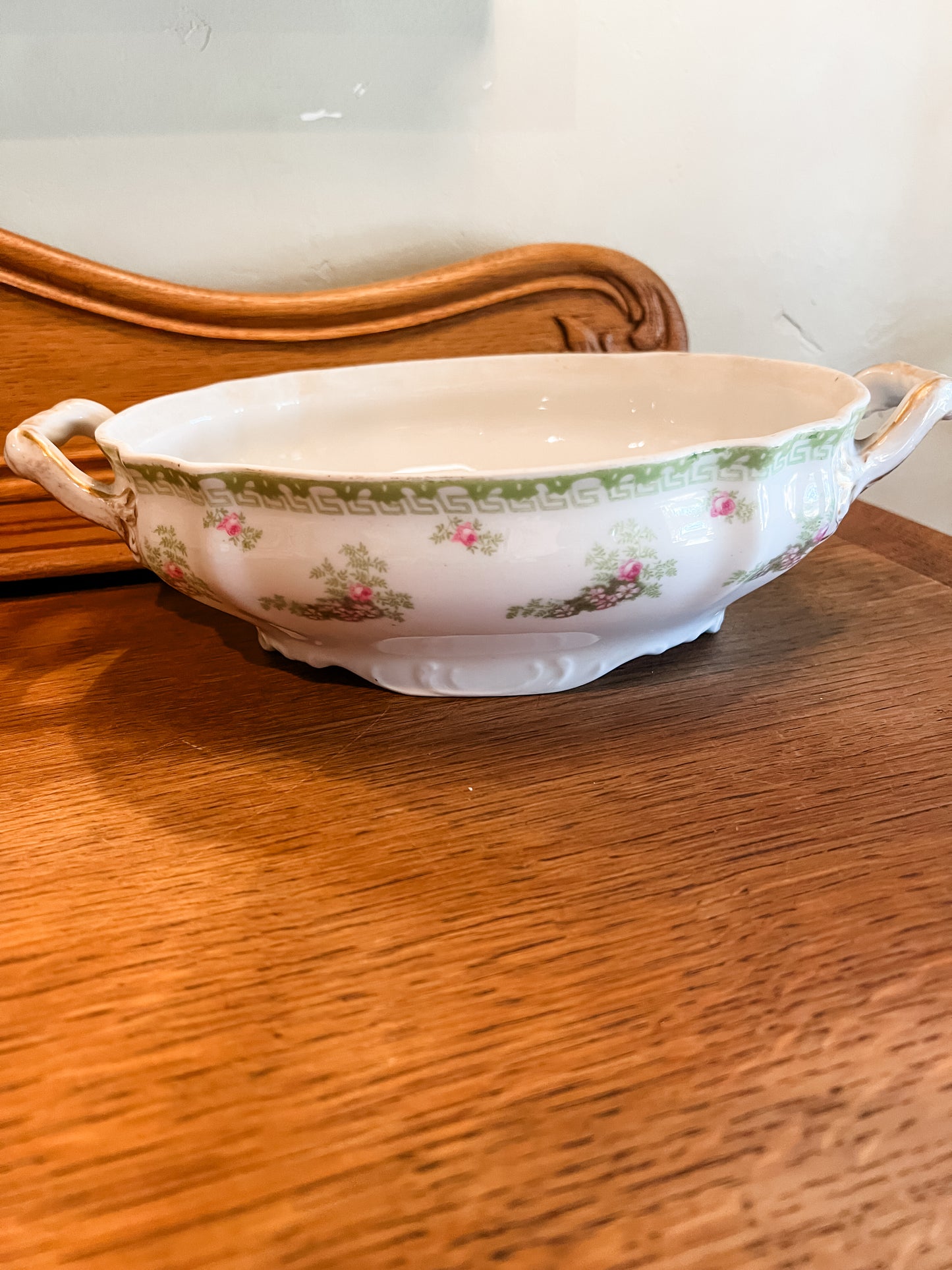 Wm Guerin Limoges Floral Serving Dish