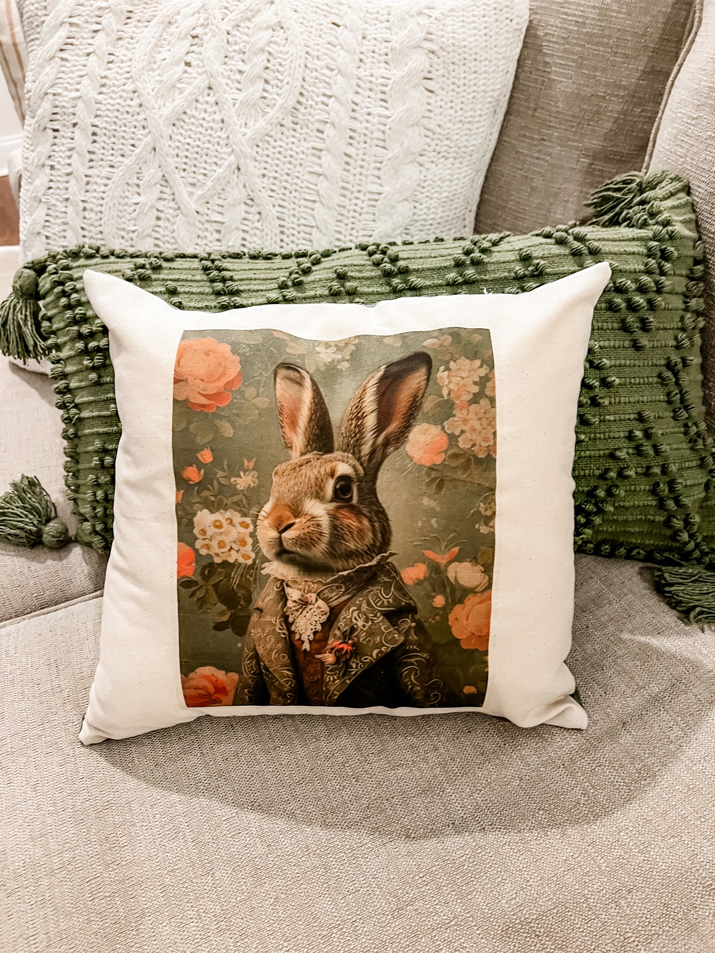 Mr. Bunny Slip cover pillow