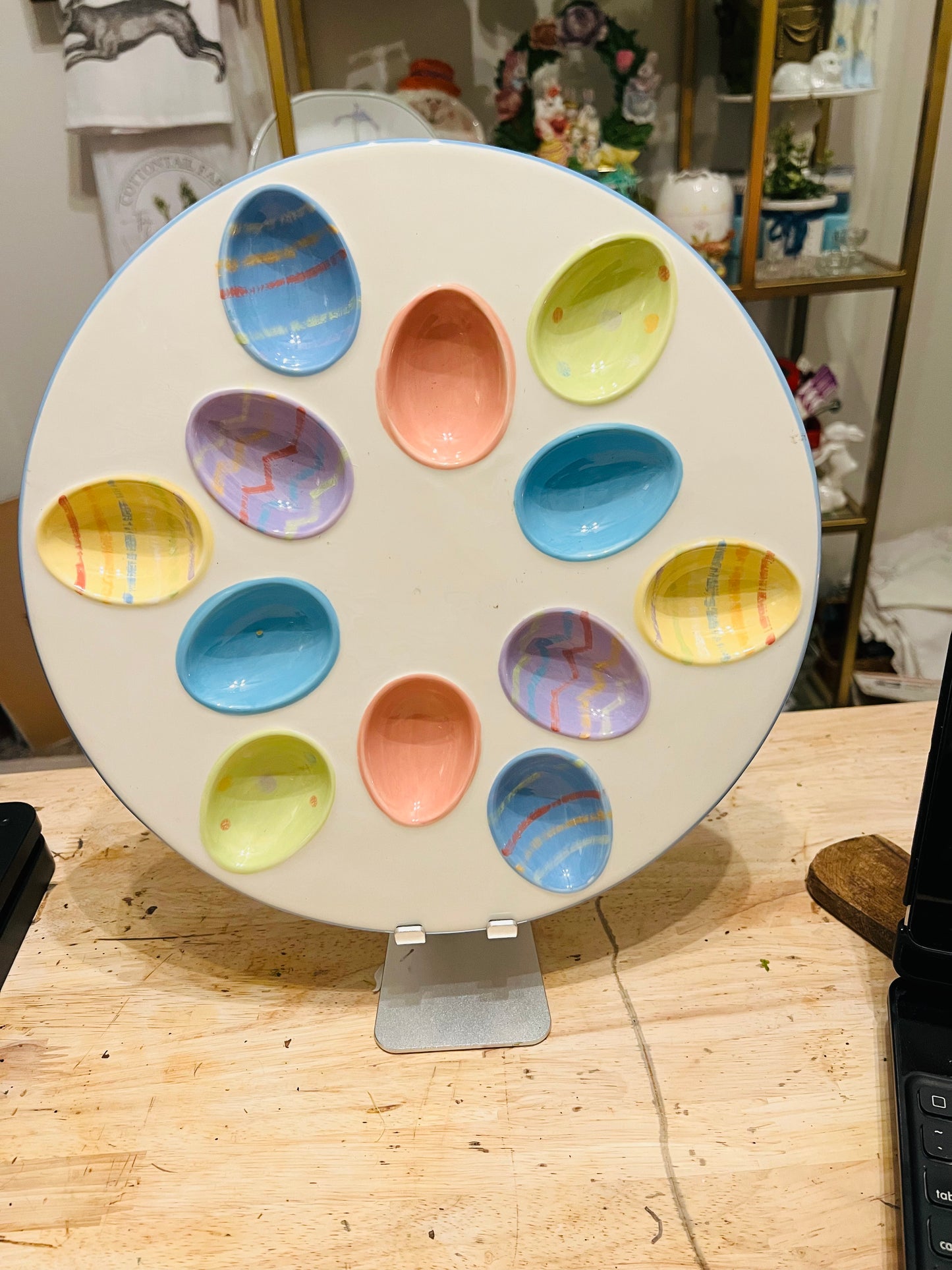 Blossom and Blossom Egg Plate
