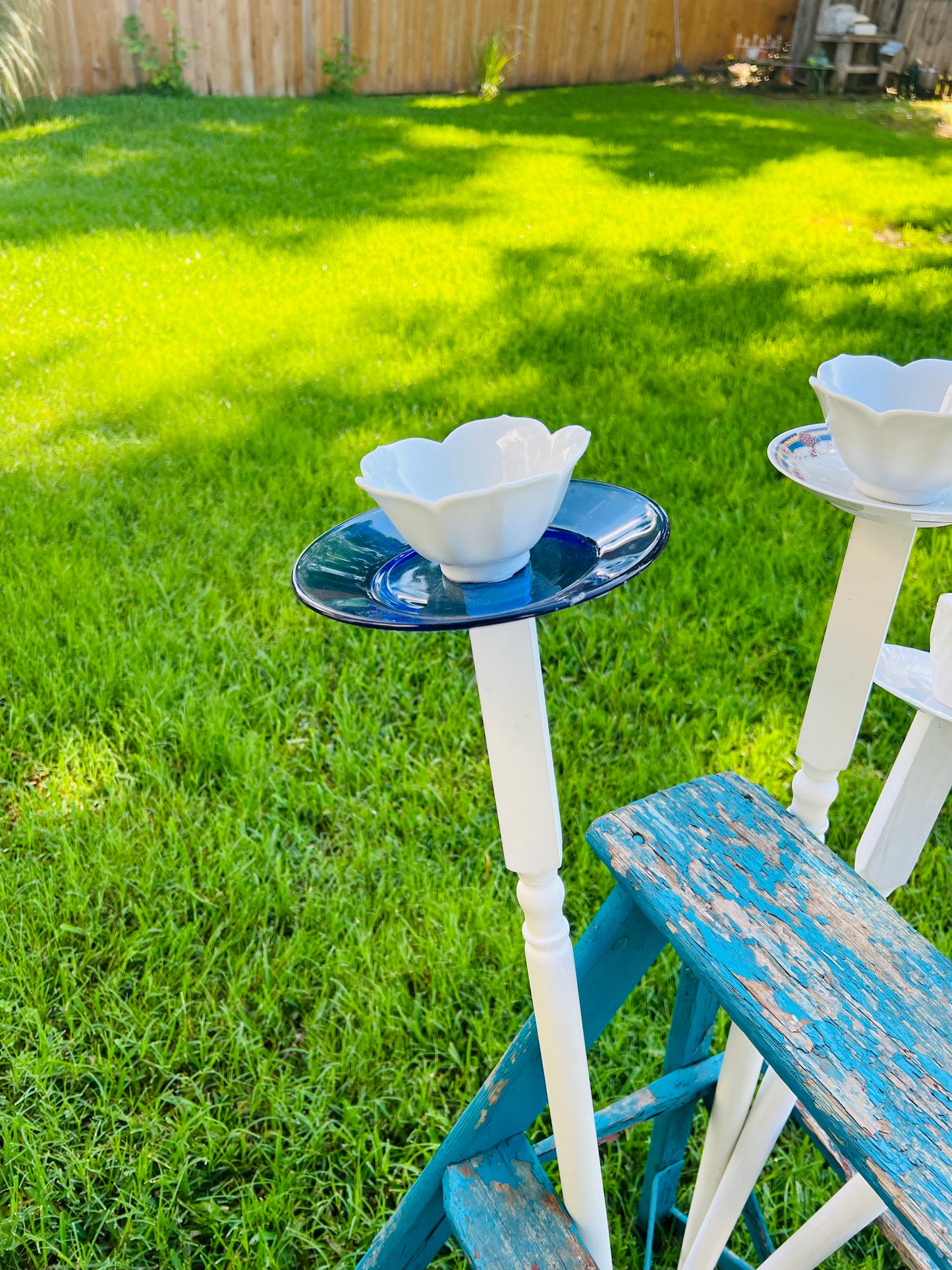 Tea Cup Bird Feeders