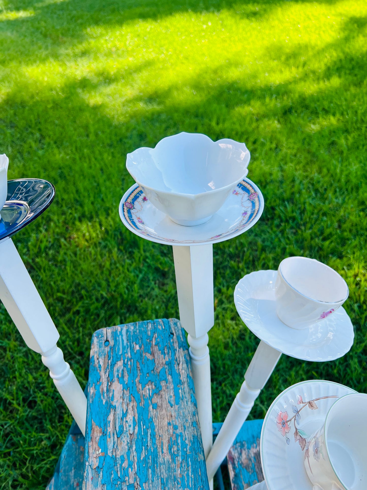 Tea Cup Bird Feeders