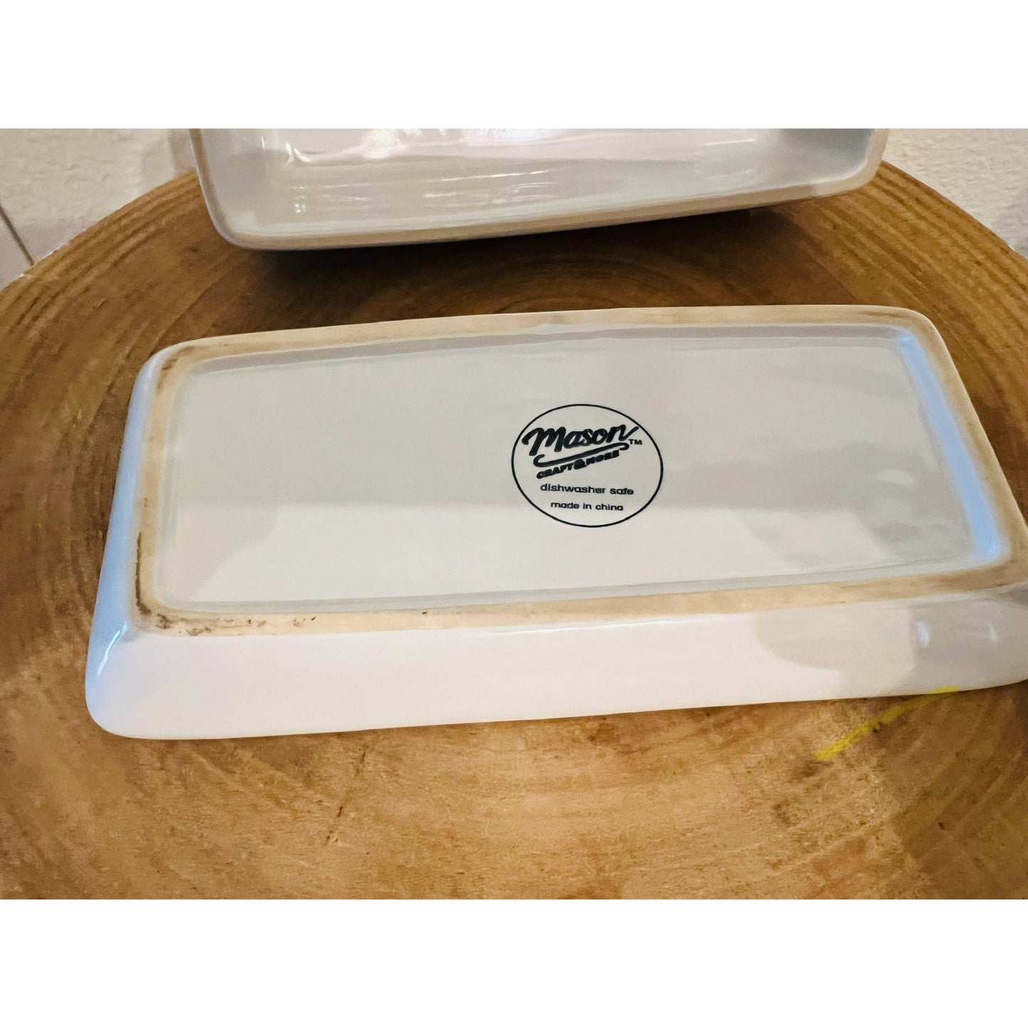Mason Covered Butter Dish