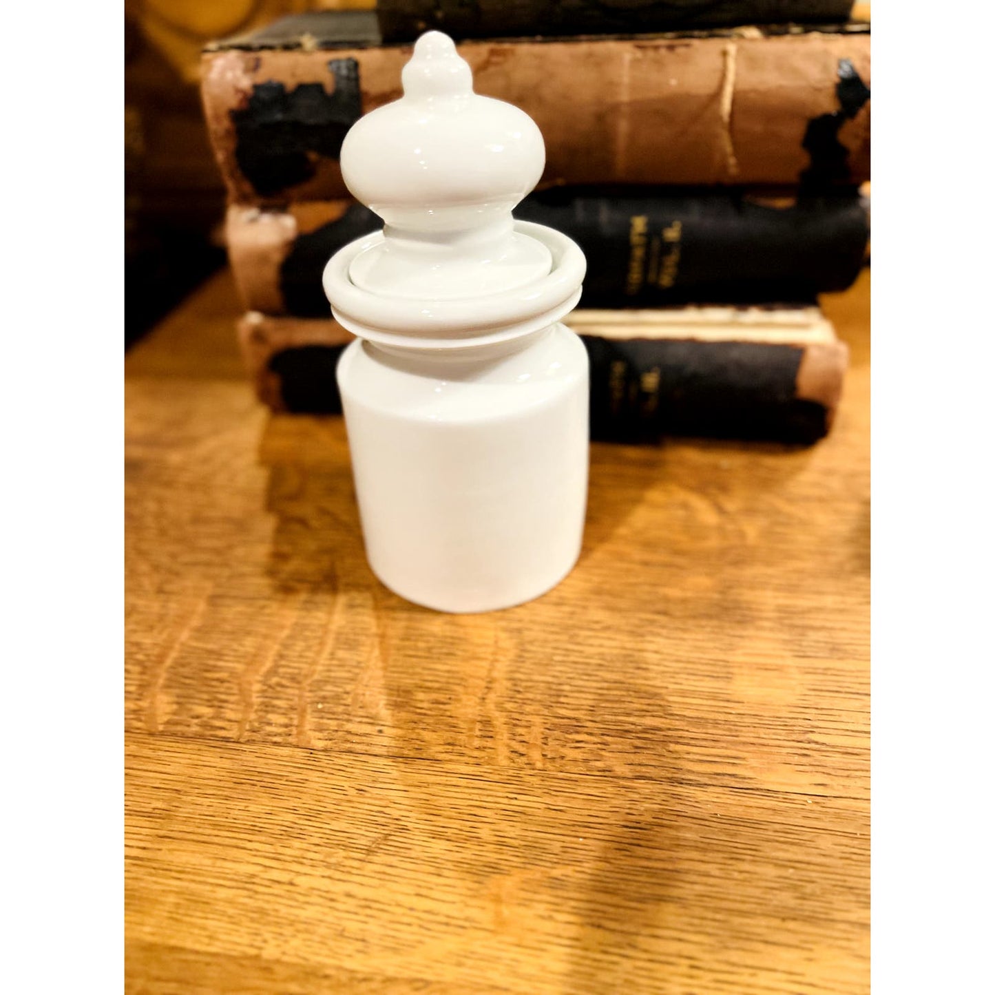 White Stoneware French Pot