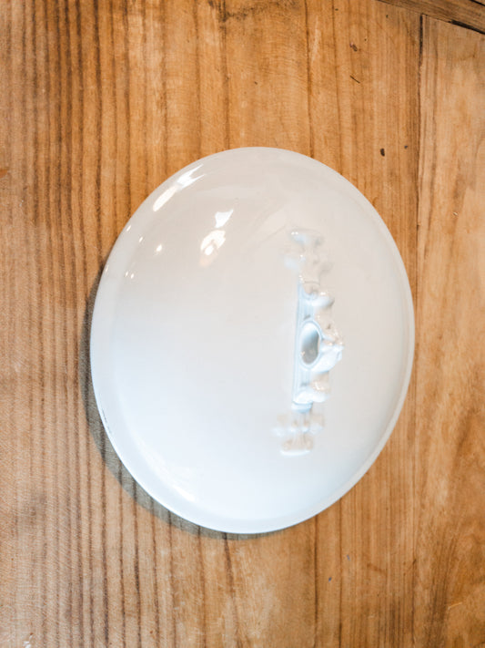 Ironstone Lid Plain