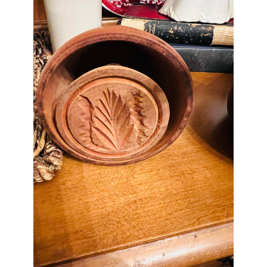 Small antique butter mold