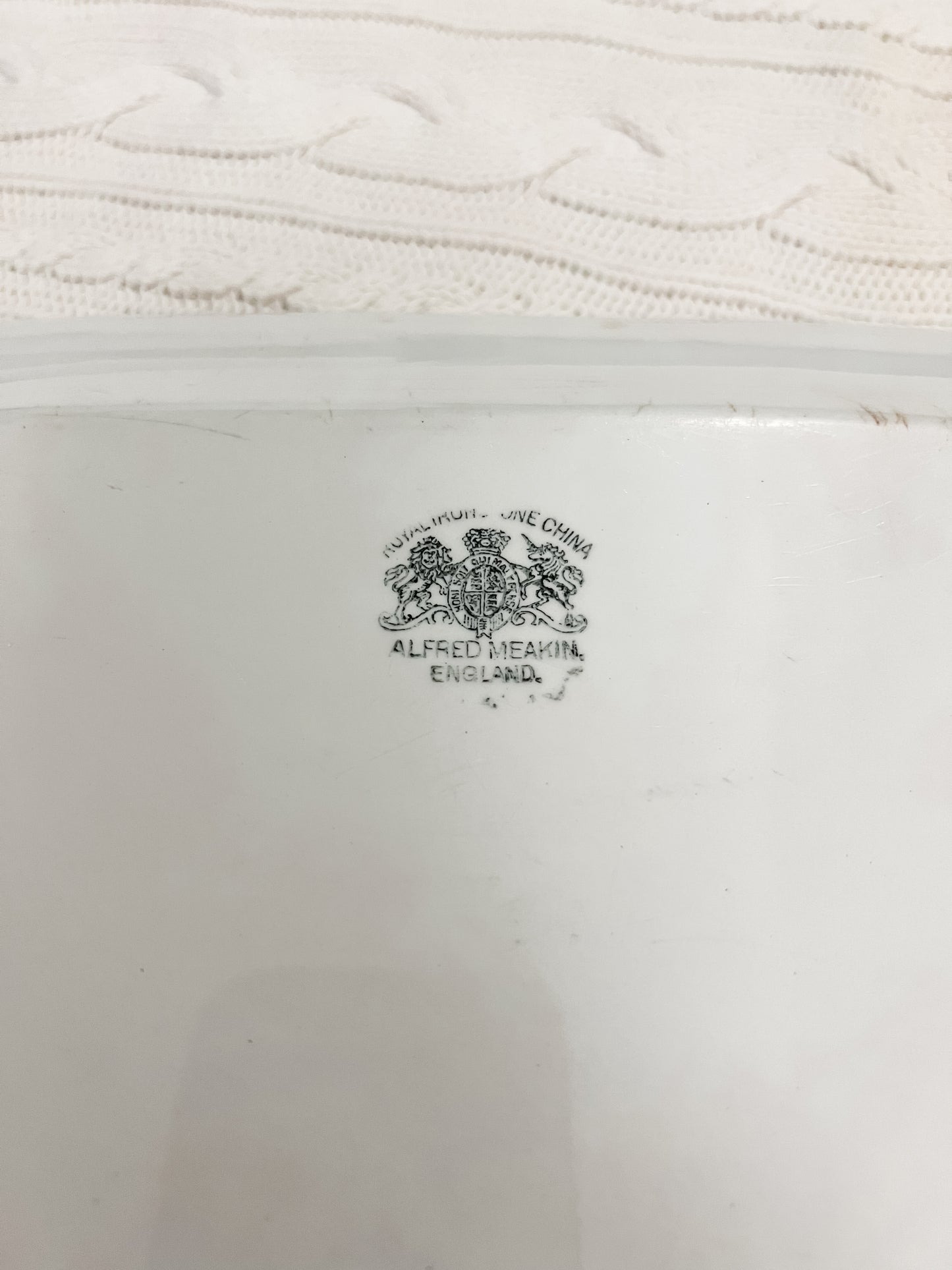 Rectangle Alfred Meakin Ironstone Platter