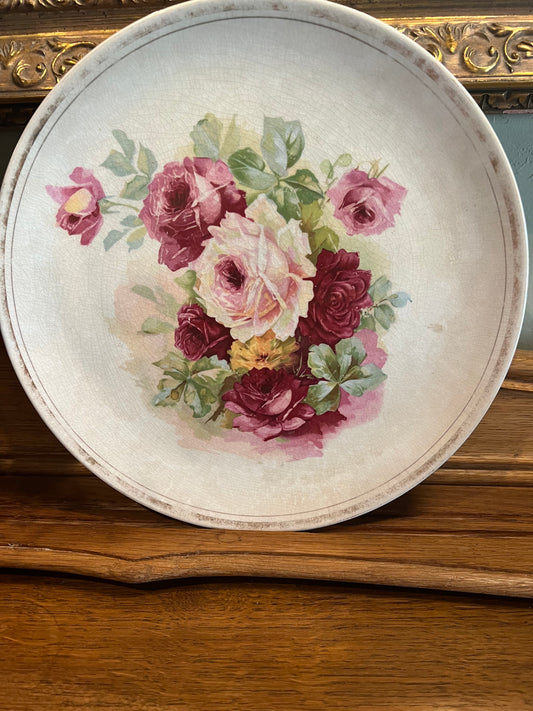 Dresden Rose Plate