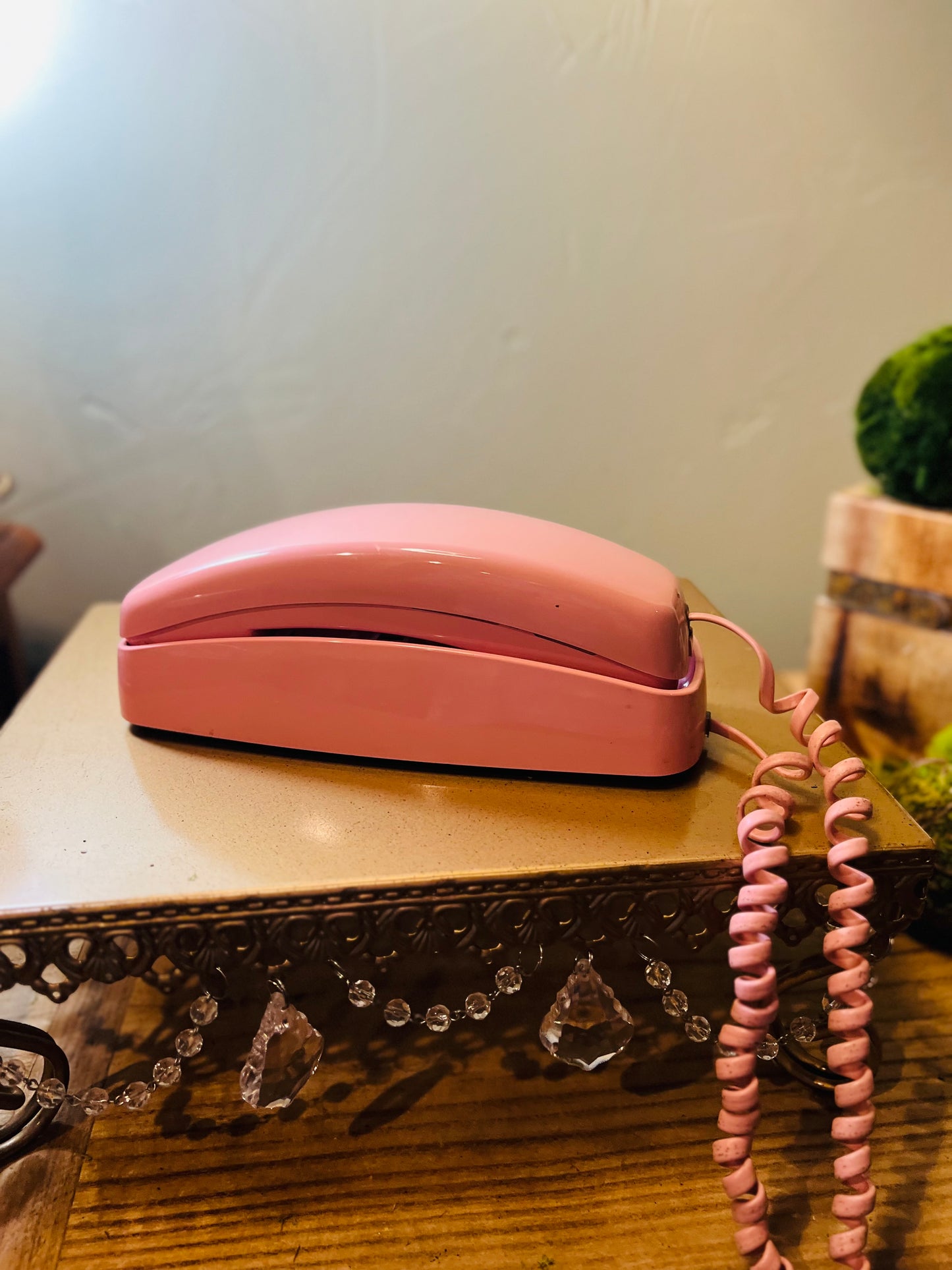 Vintage Pink Telephone