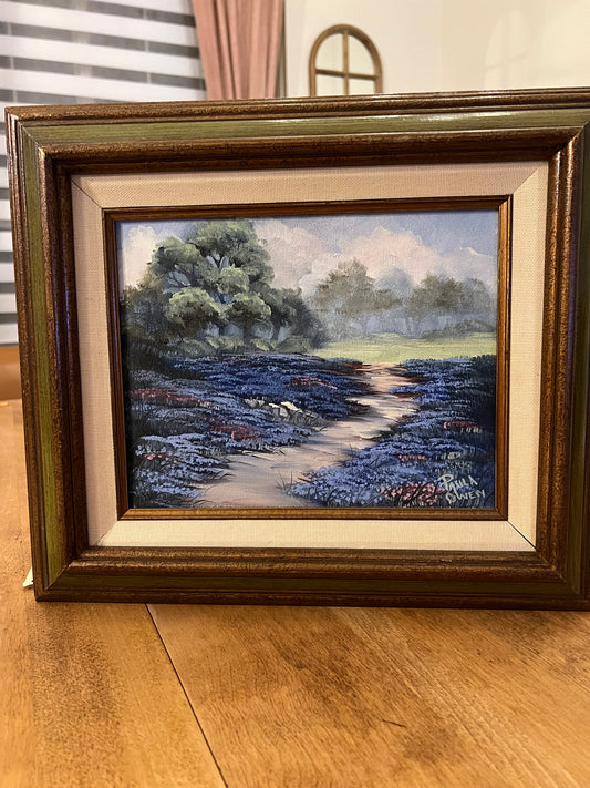 Texas Blue Bonnet Trail Painting