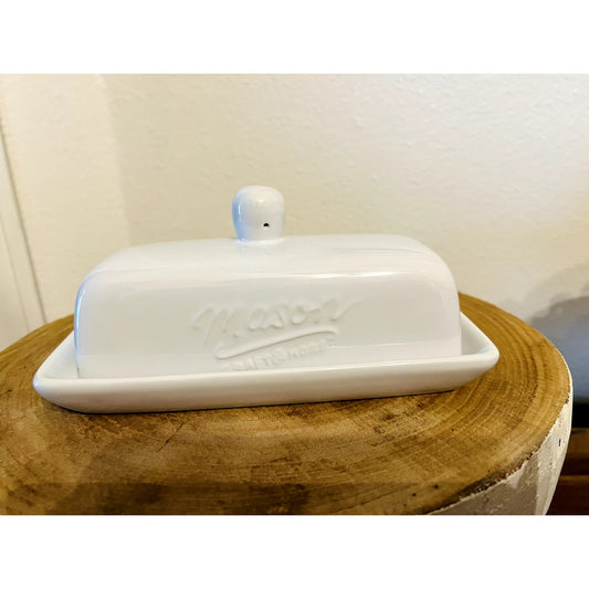 Mason Covered Butter Dish