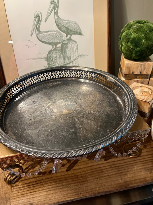 13” Silver Plate Tray