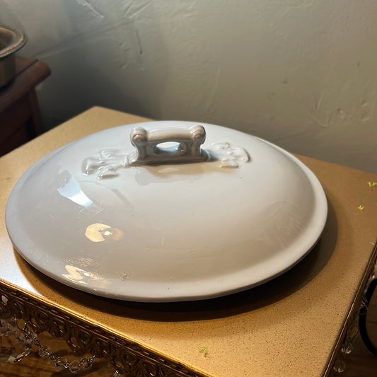 Ironstone Lid Plain