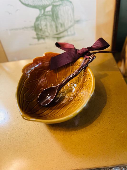 Hallmark Acorn Bowl with spoon