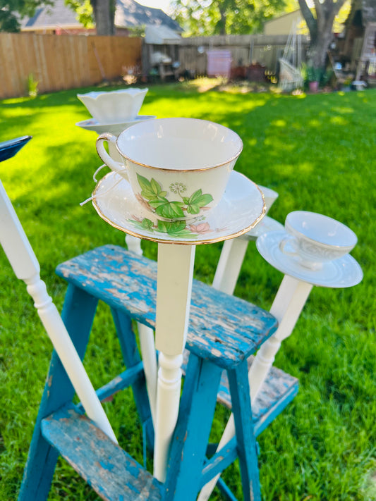 Tea Cup Bird Feeders